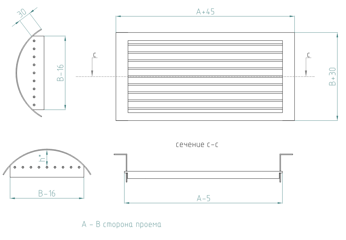 Решетка вентиляционная цилиндрическая (круглая) для круглых воздуховодов РЭД-ЦР цена в Тольятти